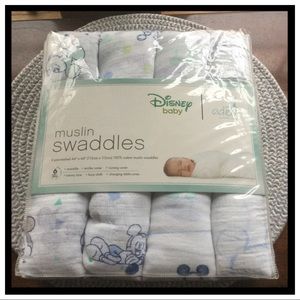 NEW Aden + Anais Muslin Disney Swaddles